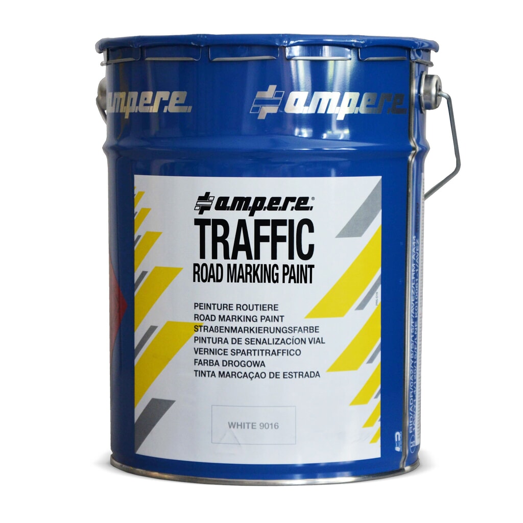 Obrázek produktu: A.M.P.E.R.E. Barva pro vodorovné dopravní značení TRAFFIC Paint 5 kg, bílá