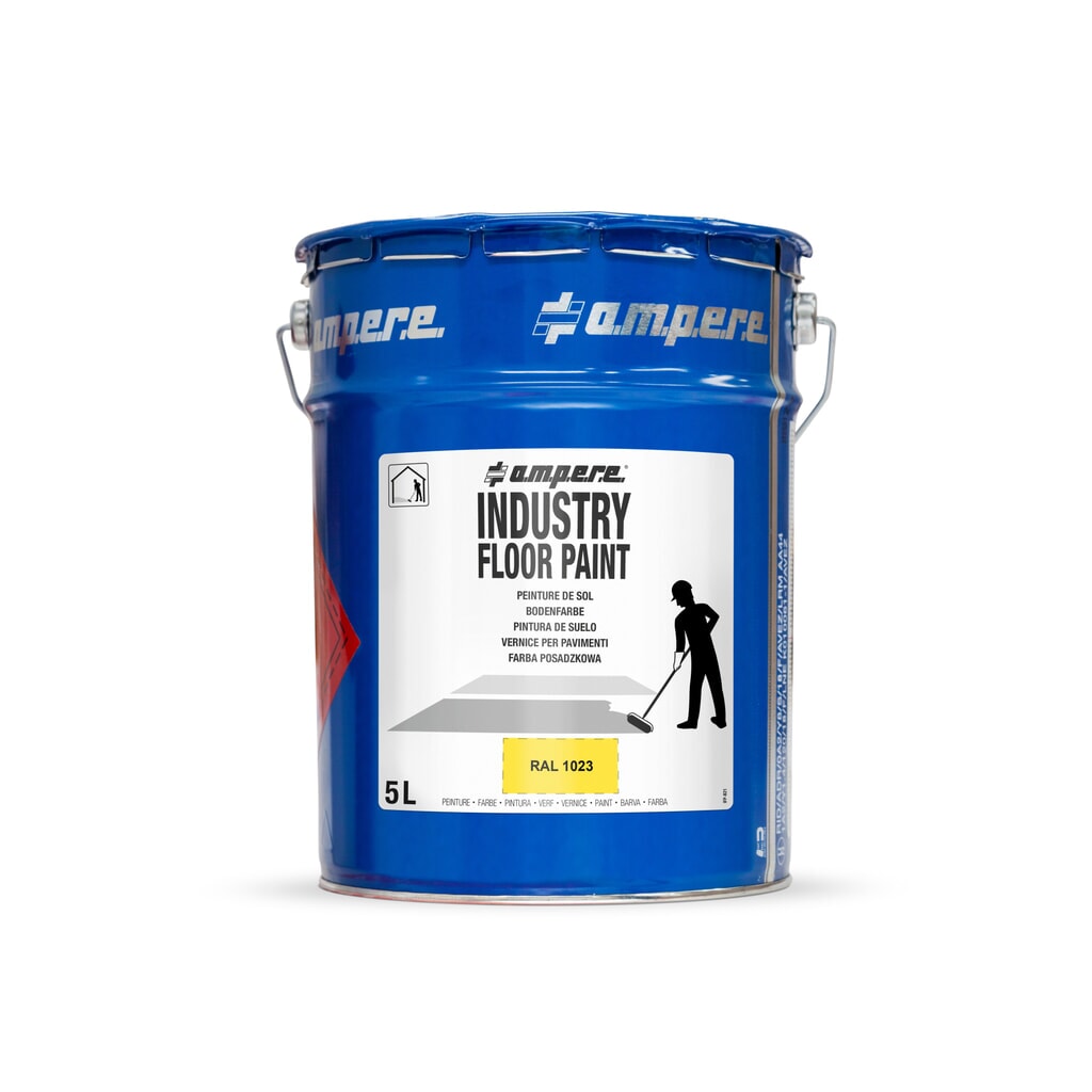 A.M.P.E.R.E. Barva pro značení podlah Traffic Floor Paint, 5 l, žlutá Obrázek produktu: A.M.P.E.R.E. Barva pro značení podlah Traffic Floor Paint, 5 l, žlutá