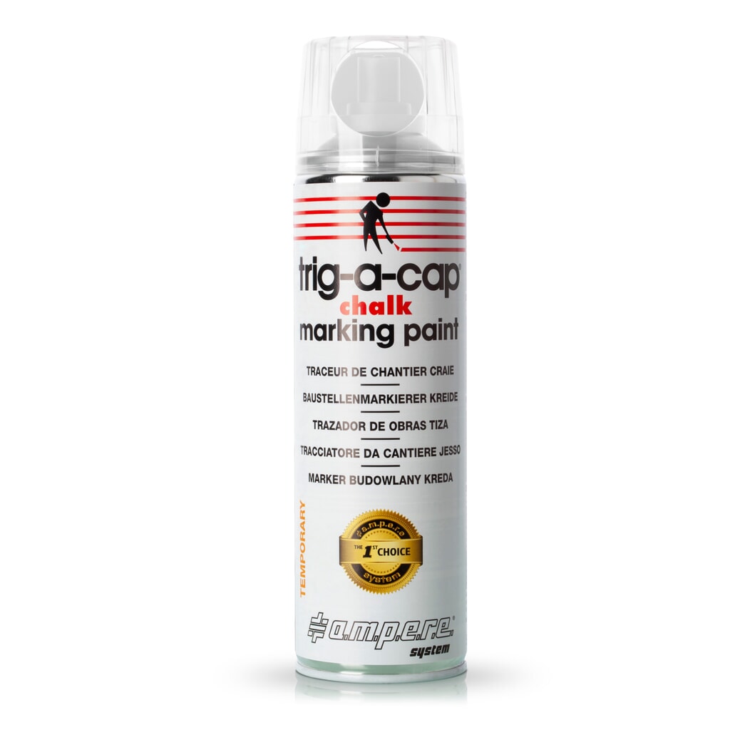 Obrázek produktu: A.M.P.E.R.E. Křída ve spreji trig-a-cap® chalk, 500 ml, 12 ks/JB, bílá