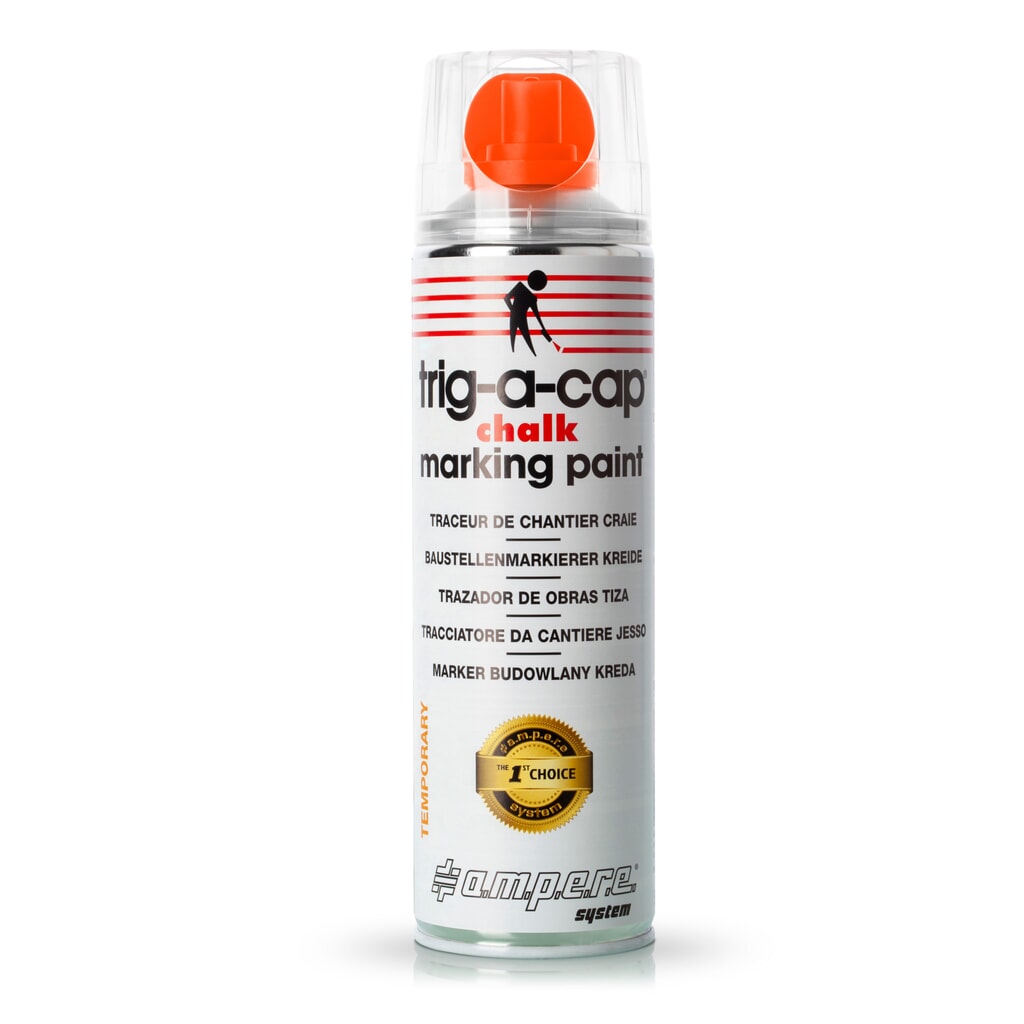 Obrázek produktu: A.M.P.E.R.E. Křída ve spreji trig-a-cap® chalk, 500 ml, 12 ks/JB, oranžová