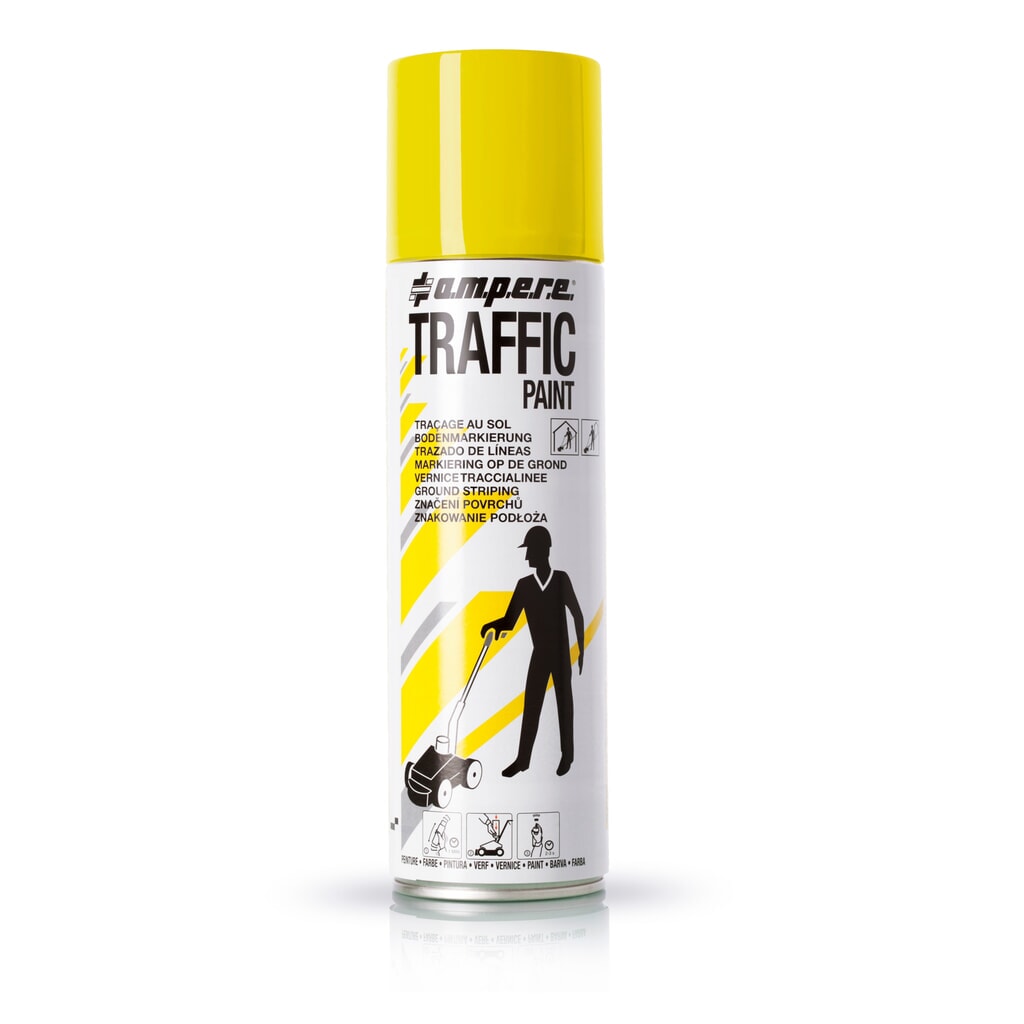 A.M.P.E.R.E. Značkovací barva TRAFFIC 0,5 l, žlutá Obrázek produktu: A.M.P.E.R.E. Značkovací barva TRAFFIC 0,5 l, žlutá
