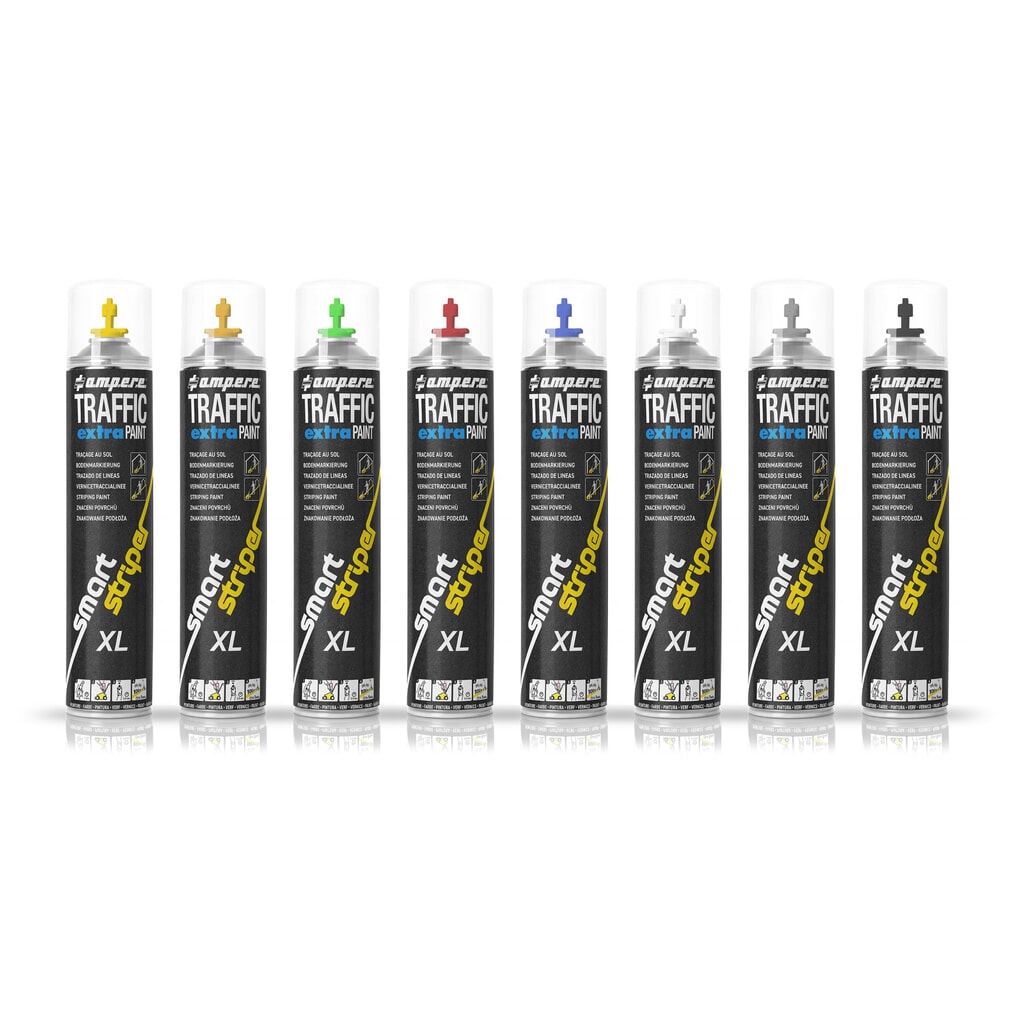Číslo obrázku produktu 4: A.M.P.E.R.E. Značkovací barva TRAFFIC extra Paint® XL 0,75 l, žlutá.