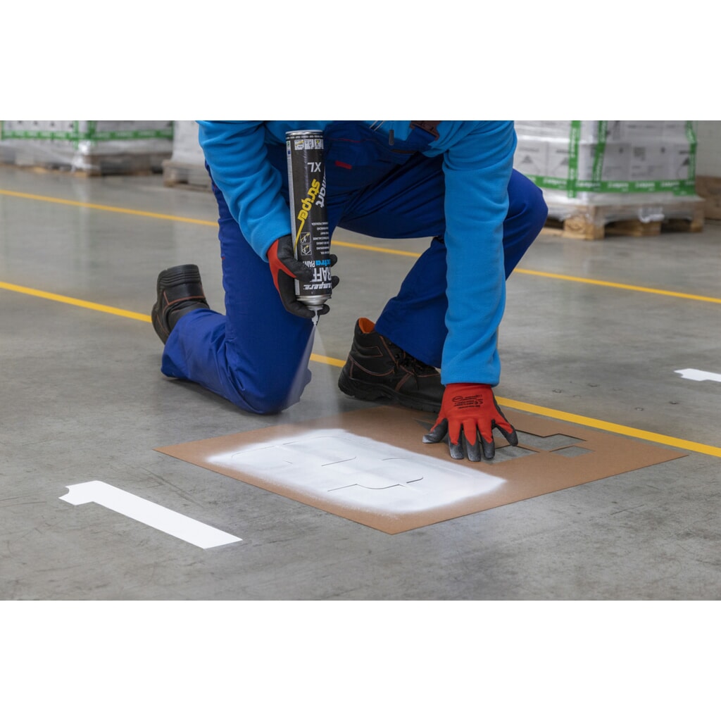 A.M.P.E.R.E. Značkovací barva TRAFFIC extra Paint® XL 0,75 l, žlutá. Číslo obrázku produktu 5: A.M.P.E.R.E. Značkovací barva TRAFFIC extra Paint® XL 0,75 l, žlutá.