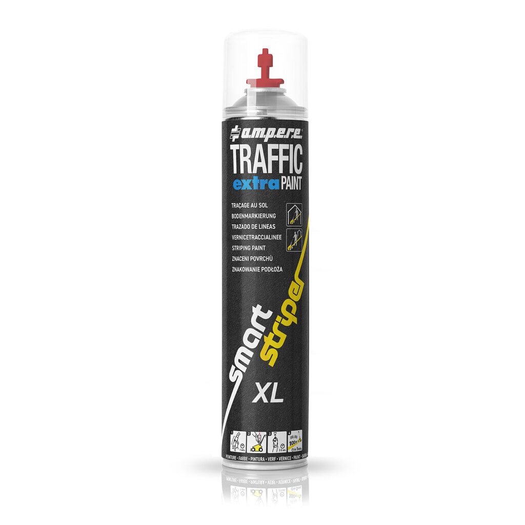 A.M.P.E.R.E. Značkovací barva TRAFFIC extra Paint® XL 0,75 l, červená. Obrázek produktu: A.M.P.E.R.E. Značkovací barva TRAFFIC extra Paint® XL 0,75 l, červená.