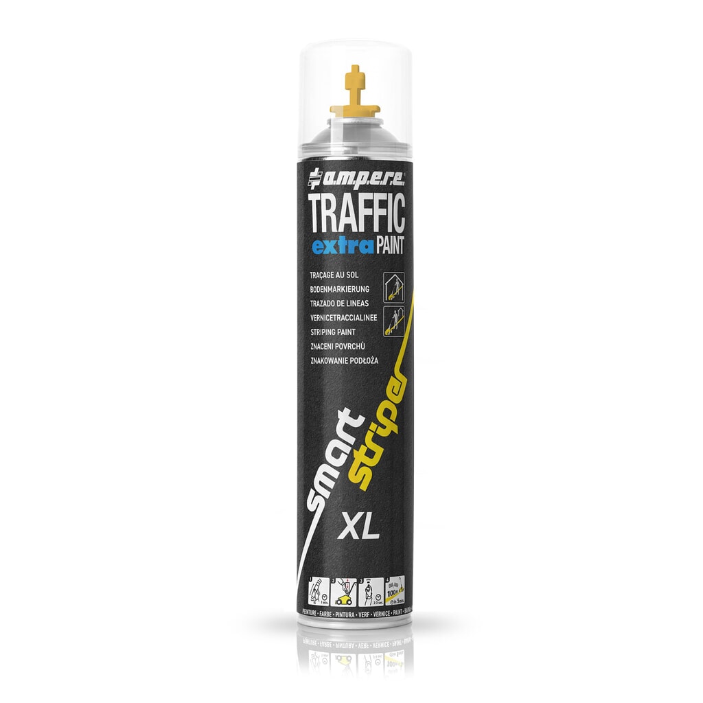 A.M.P.E.R.E. Značkovací barva TRAFFIC extra Paint® XL 0,75 l, oranžová. Obrázek produktu: A.M.P.E.R.E. Značkovací barva TRAFFIC extra Paint® XL 0,75 l, oranžová.