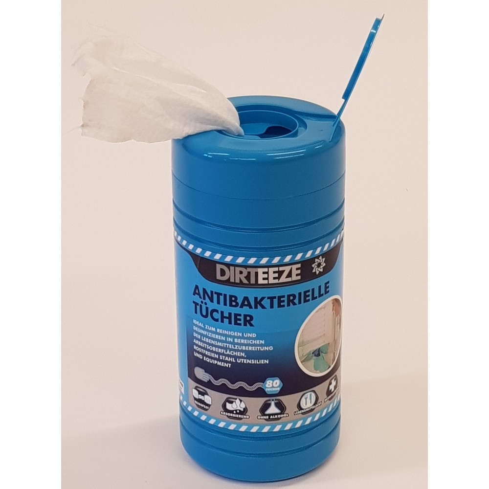 Číslo obrázku produktu 2: Antibakteriální utěrky, 8 plechovek po 80 utěrkách