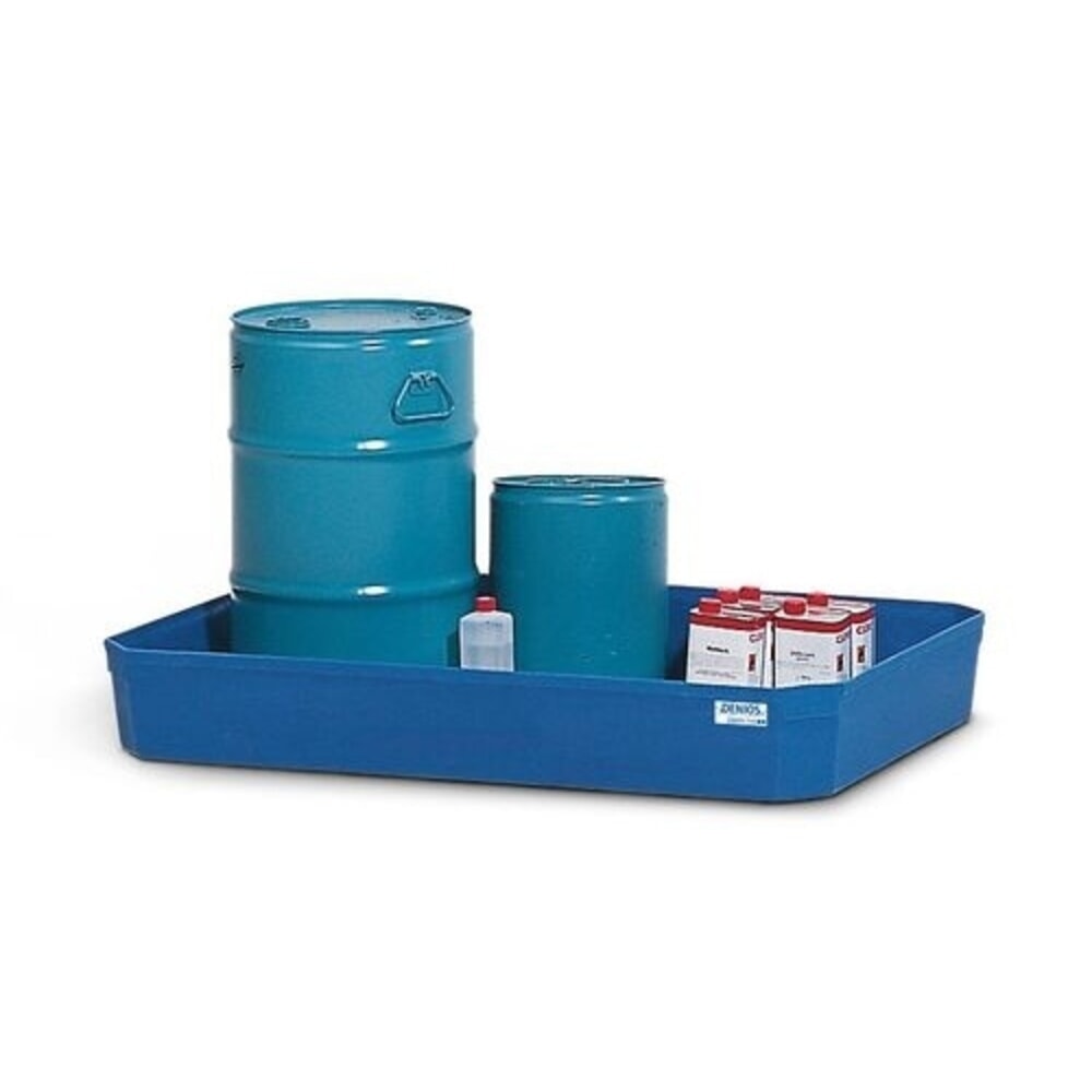 Číslo obrázku produktu 1: Denios sběrná vana na drobné nádoby, classic-line, vyrobeno z PE, objem 130 l, bez mřížového roštu