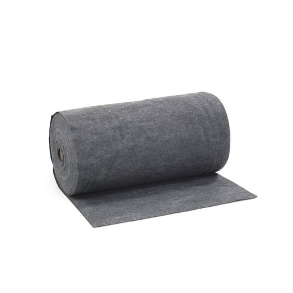 Číslo obrázku produktu 1: Denios role ochranného materiálu na podlahu z pojivové netkané textilie DENSORB Extra, lehká, 100 cm x 100 m