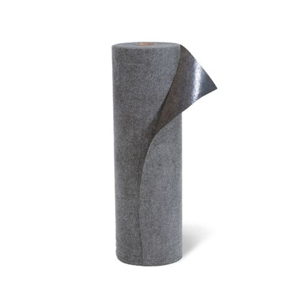 Obrázek produktu: Denios role ochranného materiálu na podlahu z pojivové netkané textilie DENSORB Professional s PE povrchovou úpravou, 80 cm x 15 m