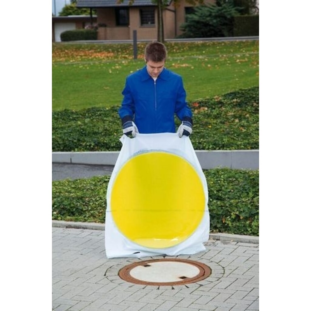 Denios těsnicí rohož Ochrana kanálu, kulatý tvar, výška 8 mm, Ø 450 mm Obrázek produktu: Denios těsnicí rohož Ochrana kanálu, kulatý tvar, výška 8 mm, Ø 450 mm