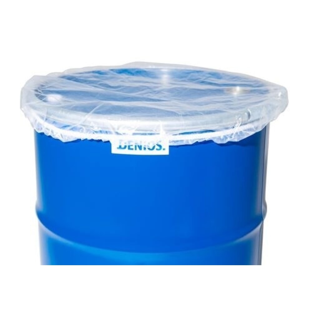 Číslo obrázku produktu 1: Kryt na sud Denios o průměru do 620 mm, průhledný, 10 kusů