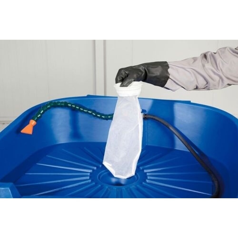 Číslo obrázku produktu 1: Filtrační sáček pro umyvadlový odtok Denios v kartáčovém umyvadle 10" 50µ