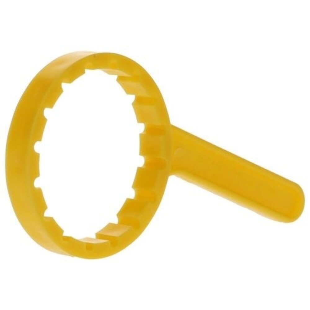 Číslo obrázku produktu 1: Denios otvírák na šroubovací uzávěry DIN70, plastový očkový klíč DN70