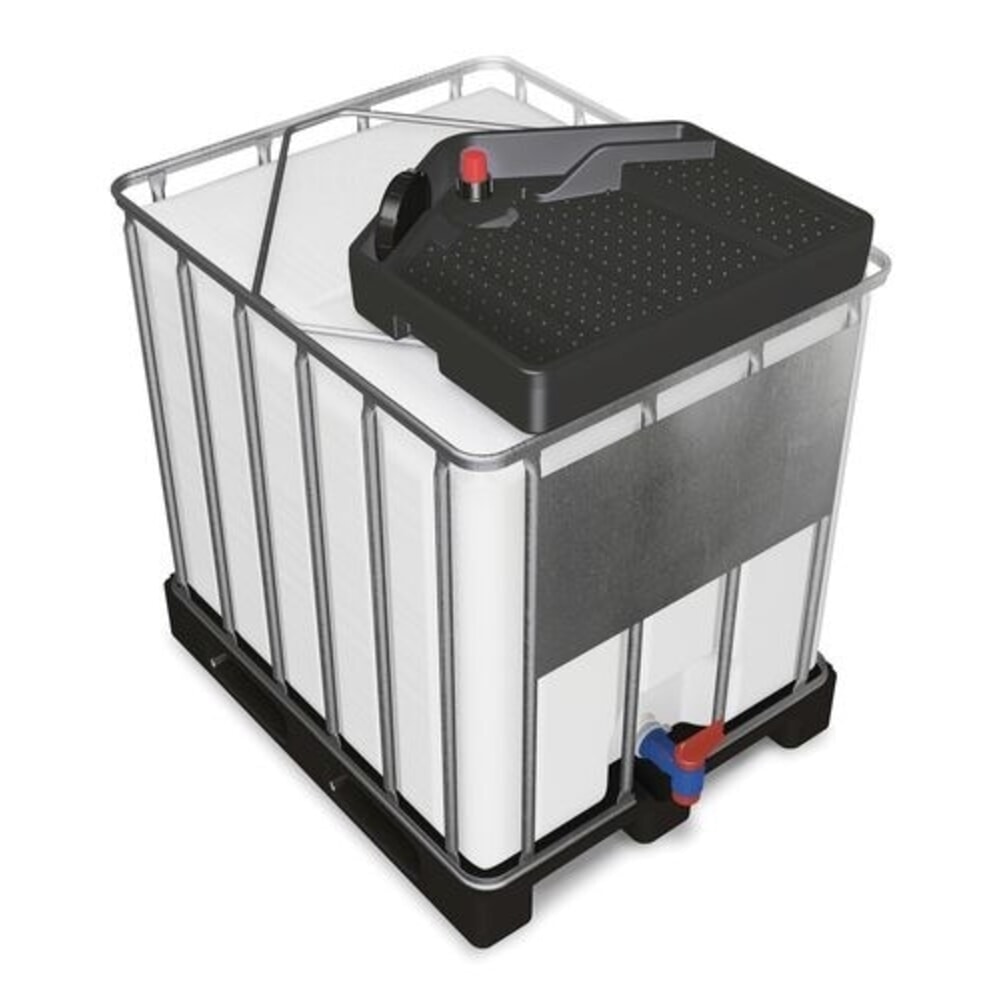 Číslo obrázku produktu 1: Denios nálevky k sudům pro IBC FALCON z PE, 15 l, čtvercové, vypouštěcí otvor Ø 145 mm