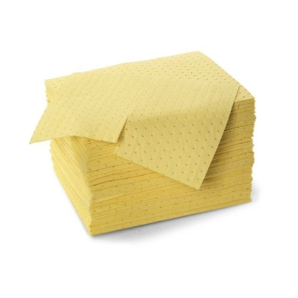 Číslo obrázku produktu 1: Denios rohože ze sorpční netkané textilie DENSORB Economy Triple, Spezial, lehké, 40 x 50 cm, 100 kusů