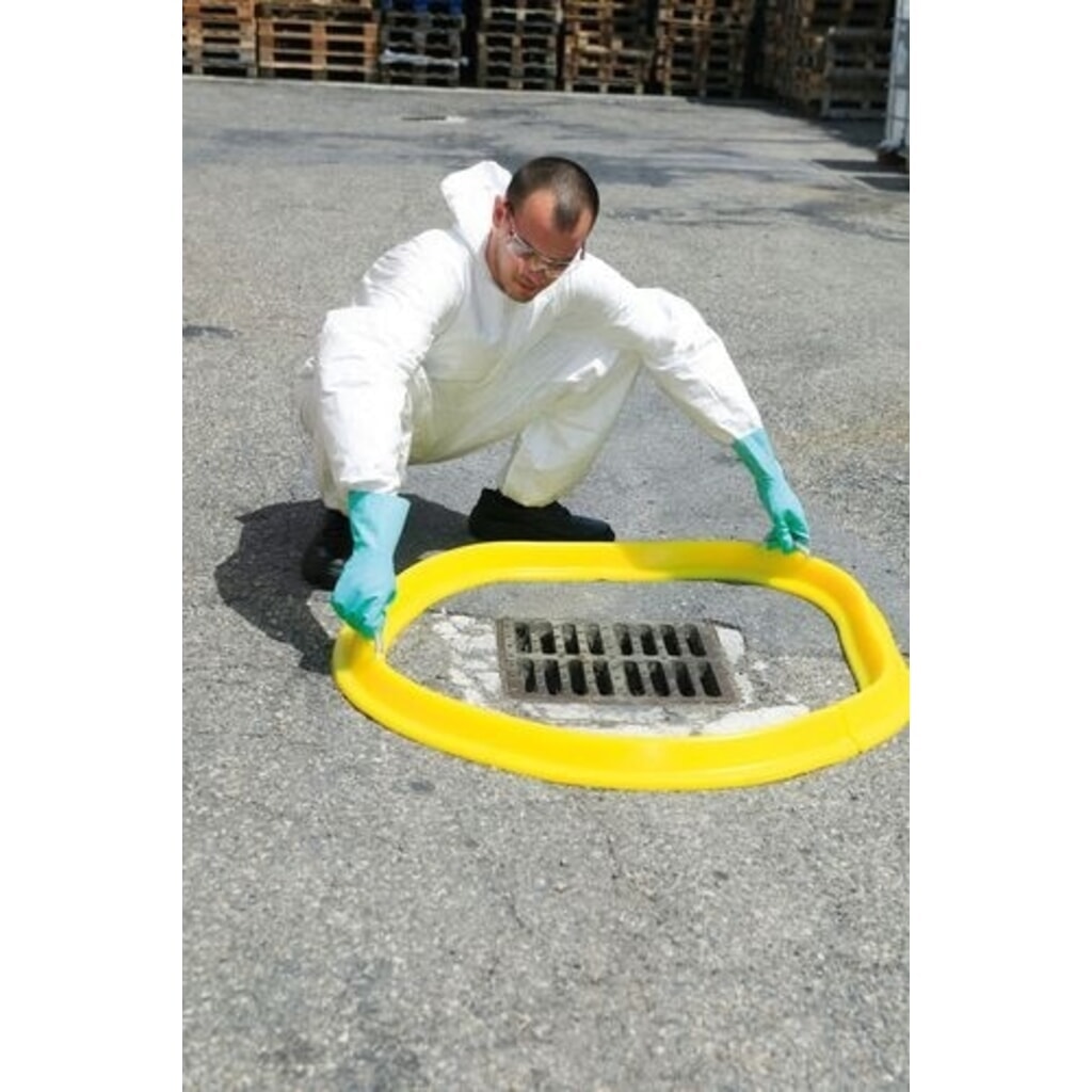 Denios flexibilní blokovací bariéra Ochrana kanálu ve tvaru hada, délka 2000 mm, výška 100 mm Obrázek produktu: Denios flexibilní blokovací bariéra Ochrana kanálu ve tvaru hada, délka 2000 mm, výška 100 mm