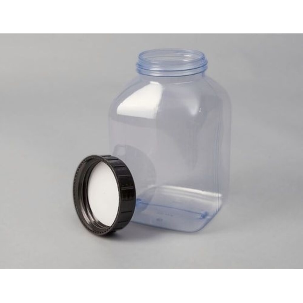 Denios PVC lahve se širokým hrdlem, hranaté, přírodní průhledné, 2000 ml, 6 kusů Číslo obrázku produktu 1: Denios PVC lahve se širokým hrdlem, hranaté, přírodní průhledné, 2000 ml, 6 kusů