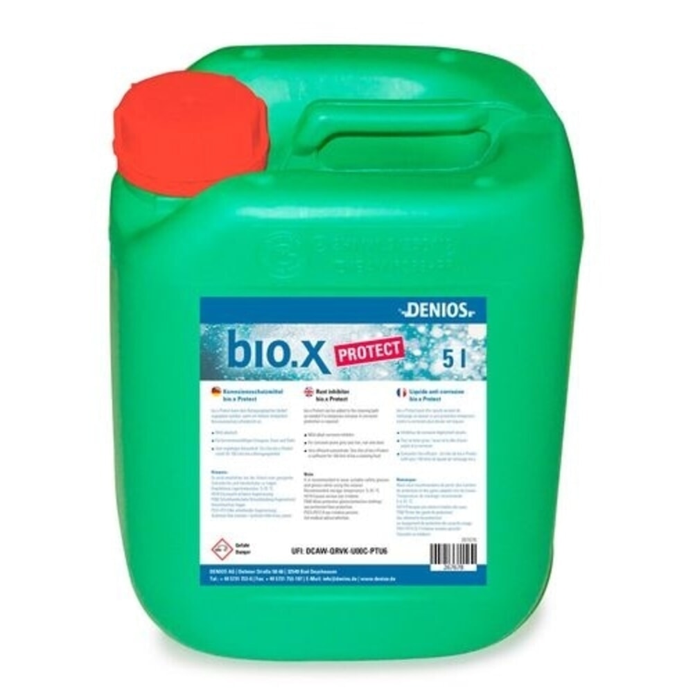 Číslo obrázku produktu 1: Denios prostředky na ochranu proti korozi bio.x Protect, 5 l, přísada do čisticích lázní bio.x