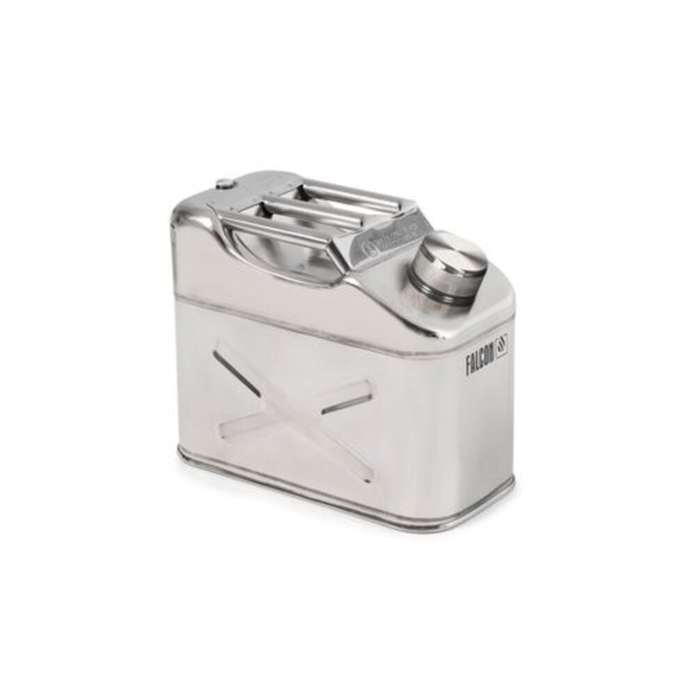 Číslo obrázku produktu 1: Denios bezpečnostní kanystr FALCON z nerezové oceli, schválení pro přepravu, EPDM, 10 l