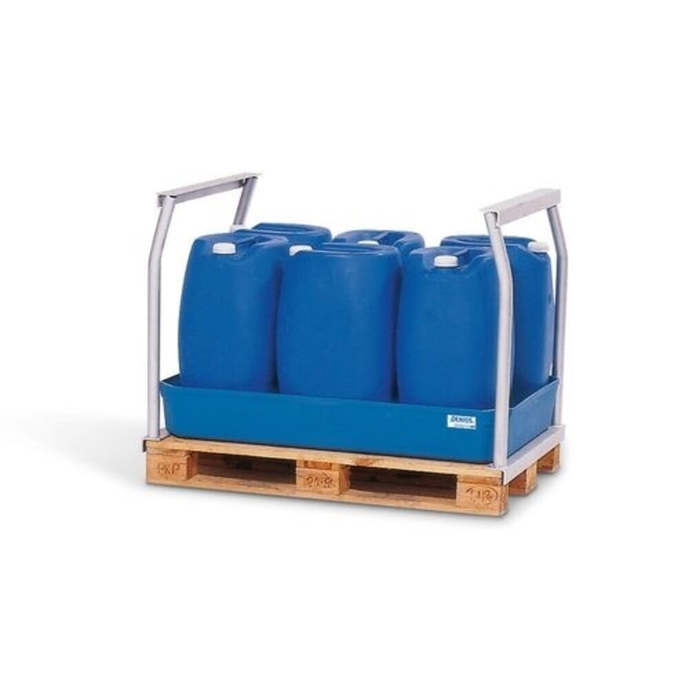 Číslo obrázku produktu 2: Denios sběrná vana na drobné nádoby, classic-line, vyrobeno z PE, objem 130 l, bez mřížového roštu