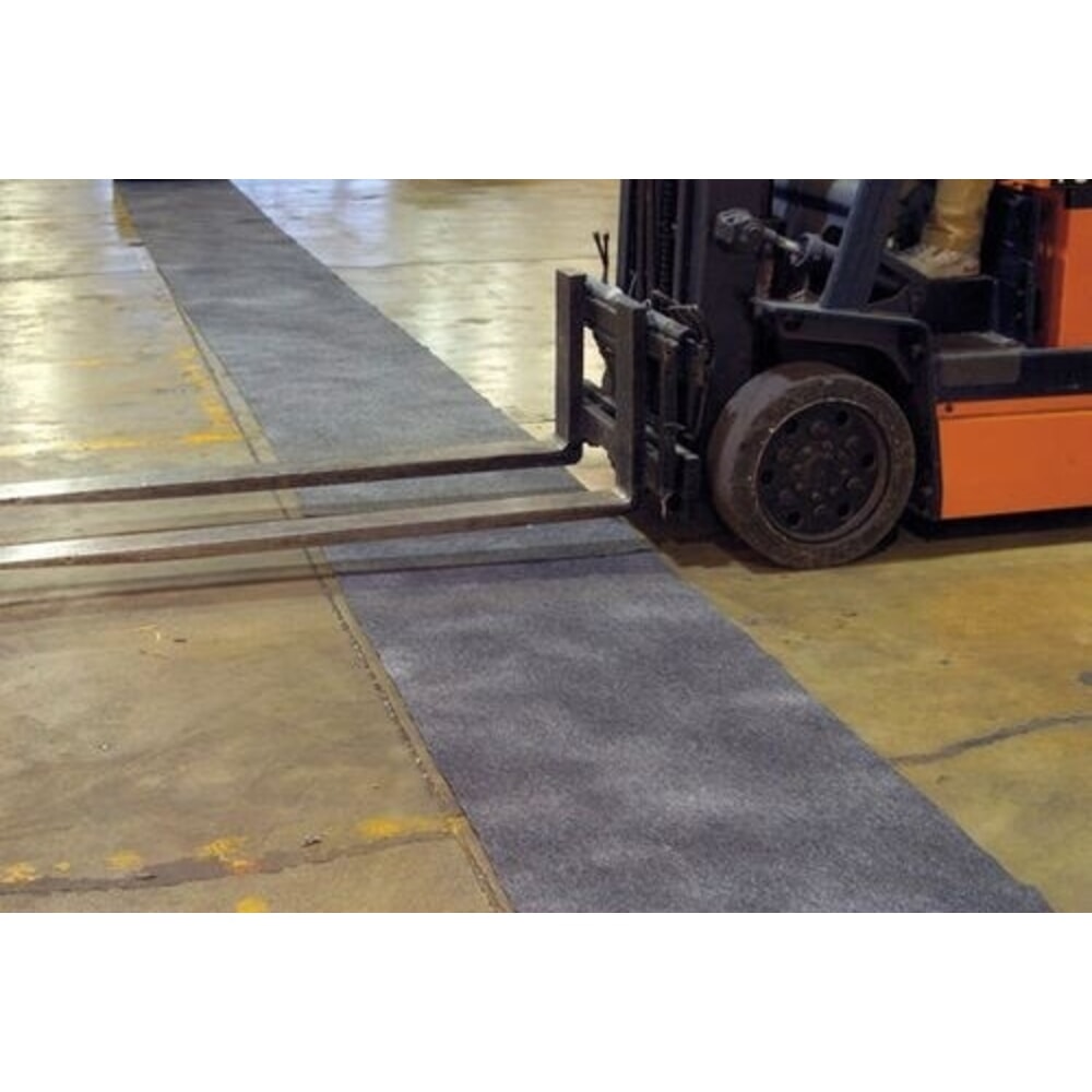 Číslo obrázku produktu 2: Denios role ochranného materiálu na podlahu z pojivové netkané textilie DENSORB Extra, lehká, 100 cm x 100 m