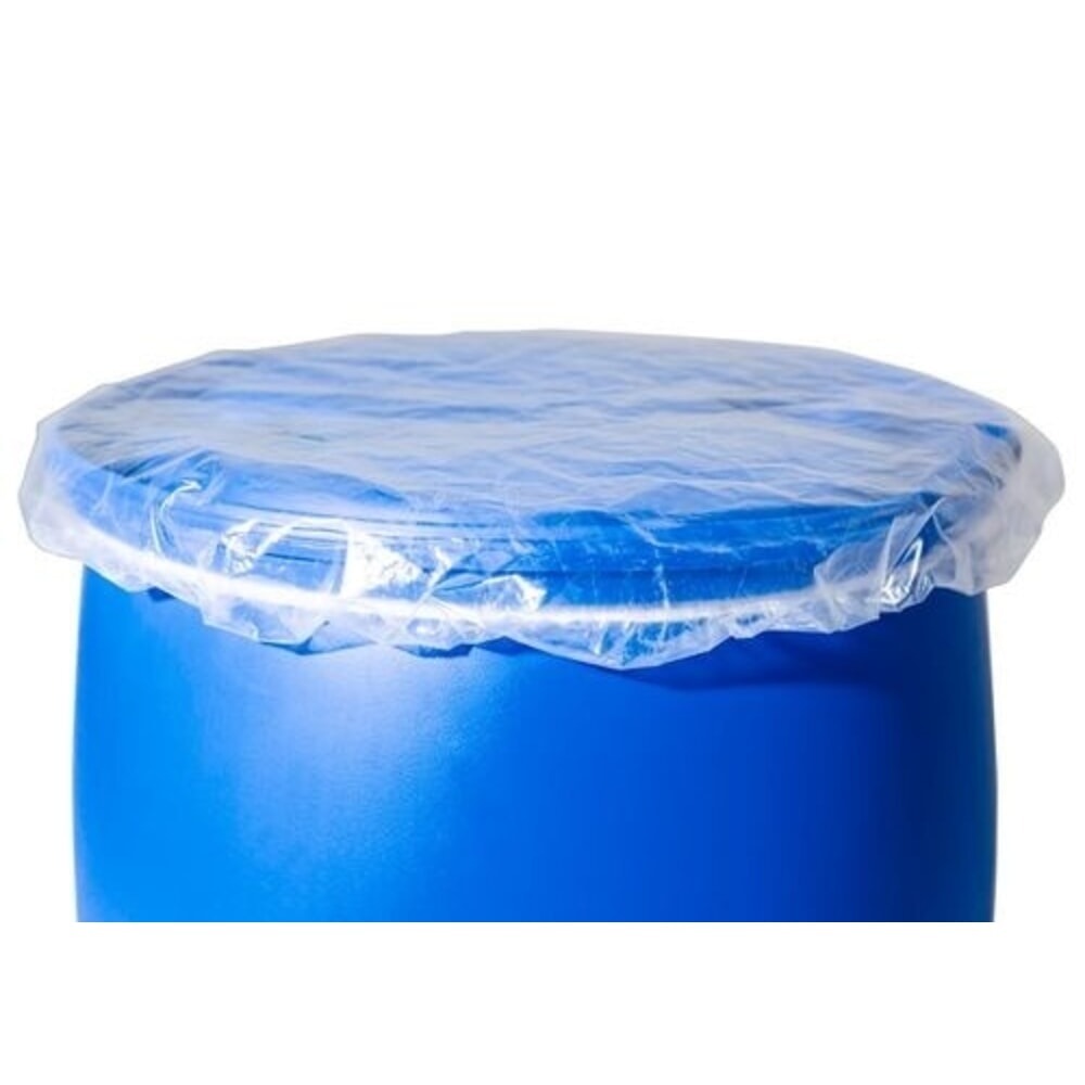 Číslo obrázku produktu 2: Kryt na sud Denios o průměru do 620 mm, průhledný, 10 kusů