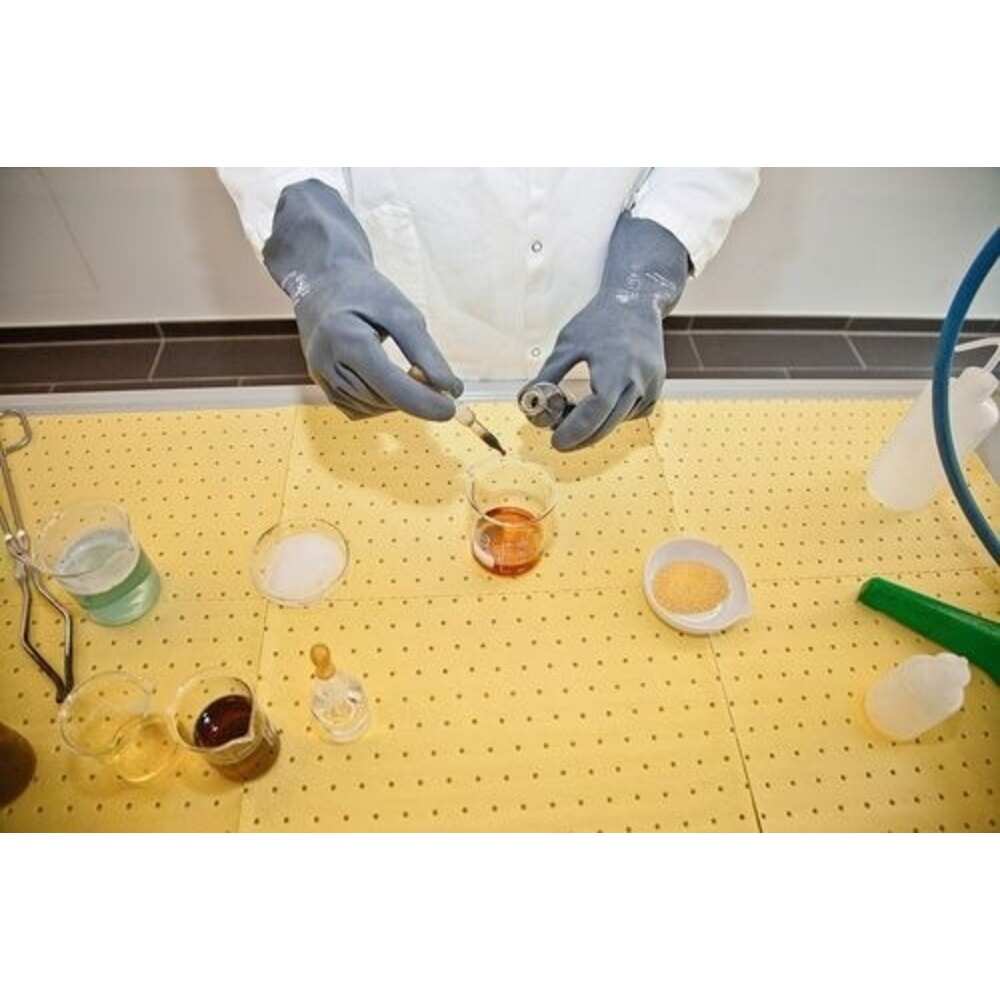 Číslo obrázku produktu 2: Denios role ze sorpční netkané textilie DENSORB Economy Triple, speciální, lehká, 38 cm x 45 m, 1 kus