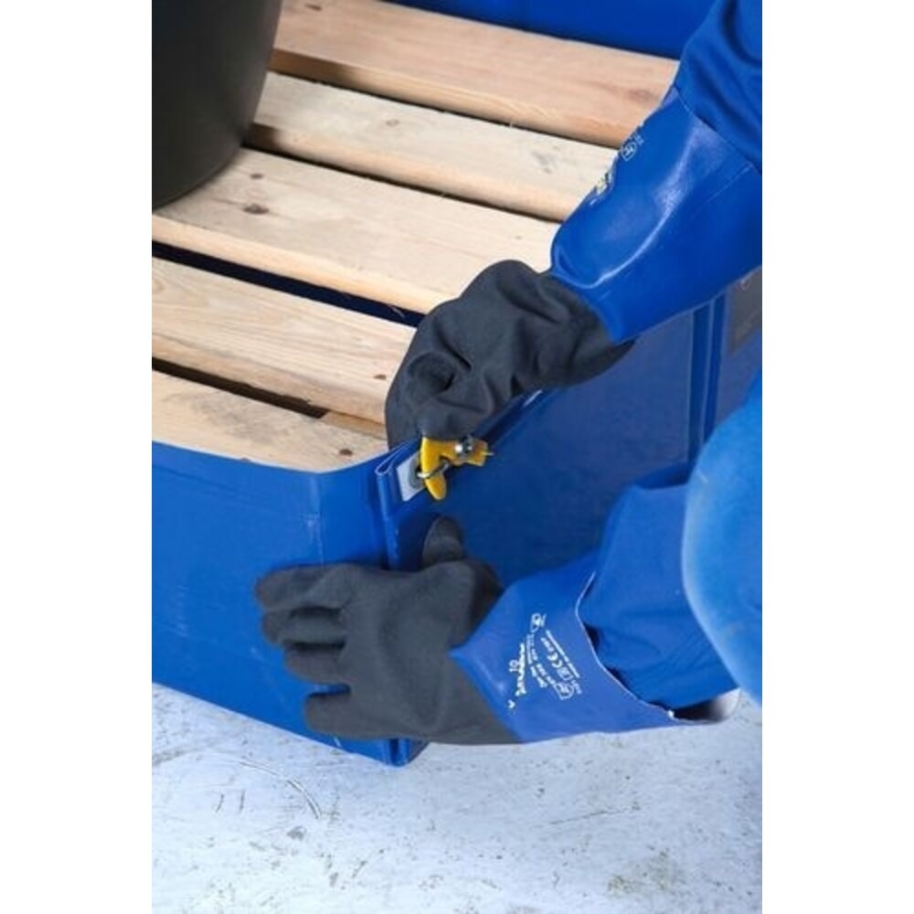 Číslo obrázku produktu 2: Denios skládací záchytná vana pro vícenásobné použití z plastu, objem 25 l, VxŠxH 125 x 350 x 700 mm