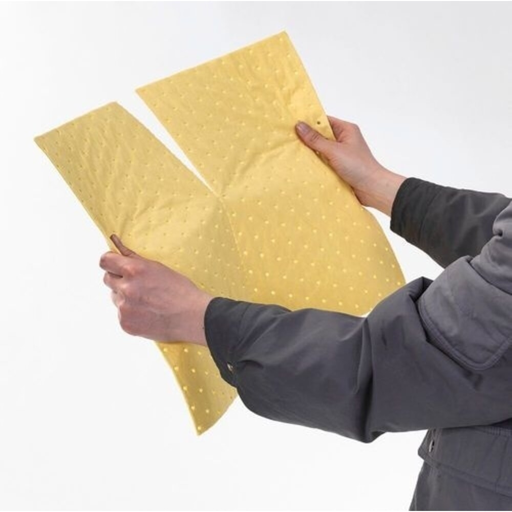 Číslo obrázku produktu 3: Denios rohože ze sorpční netkané textilie DENSORB Economy Single, Spezial, těžké, 40 x 50 cm, 50 kusů