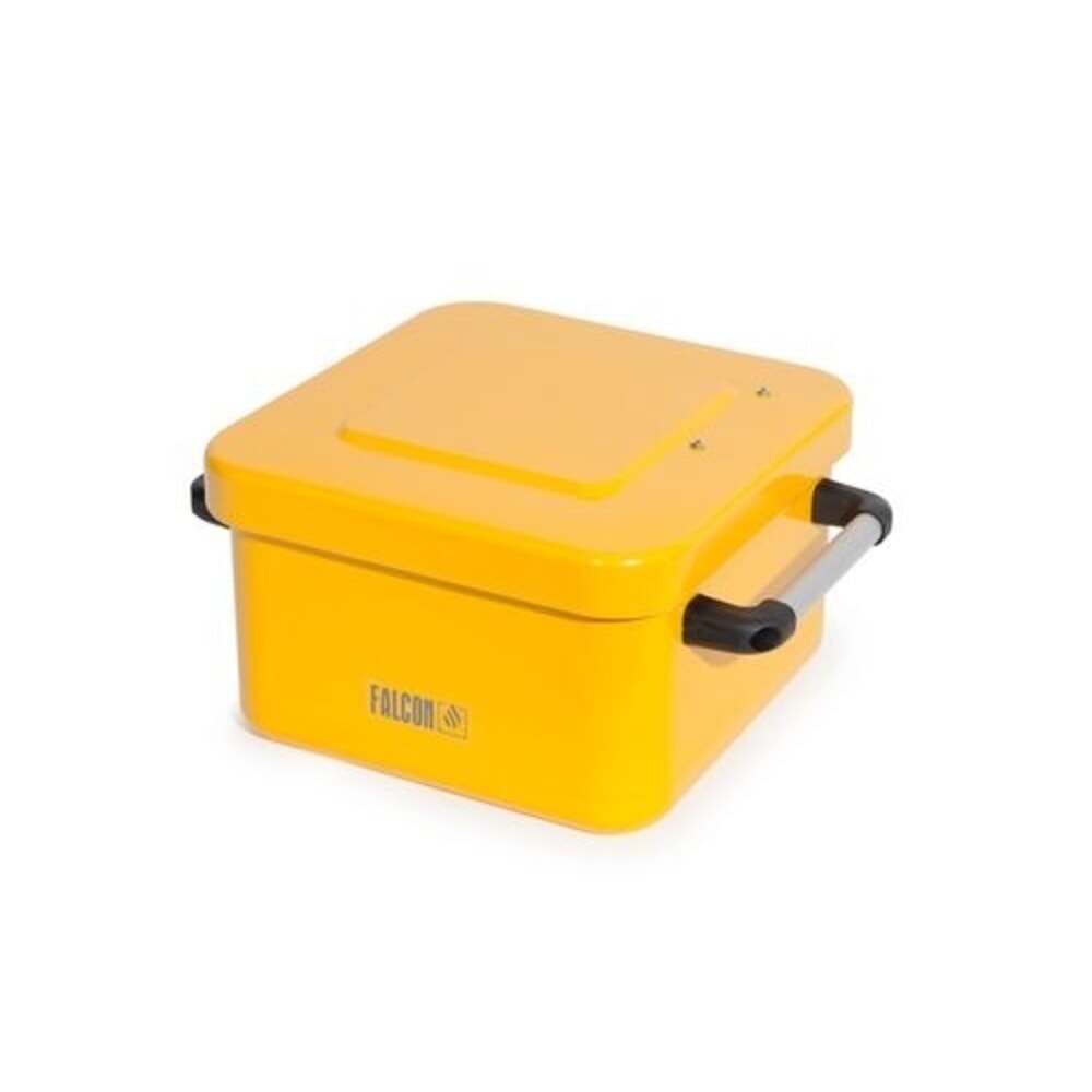 Číslo obrázku produktu 2: Denios čistič drobných dílů FALCON z oceli, uzemňovací přípojka, lakovaný, s ponorným sítkem, 10 l