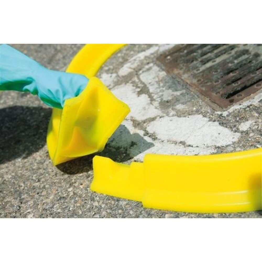 Číslo obrázku produktu 2: Denios flexibilní blokovací bariéra Ochrana kanálu ve tvaru hada, délka 2000 mm, výška 100 mm