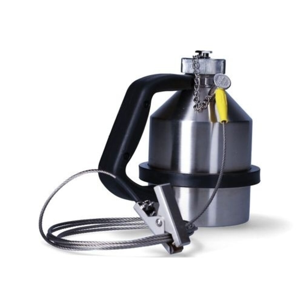 Číslo obrázku produktu 2: Denios bezpečnostní kanystr FALCON z nerezové oceli, uzemňovací připojení, šroubovací uzávěr, 1 l