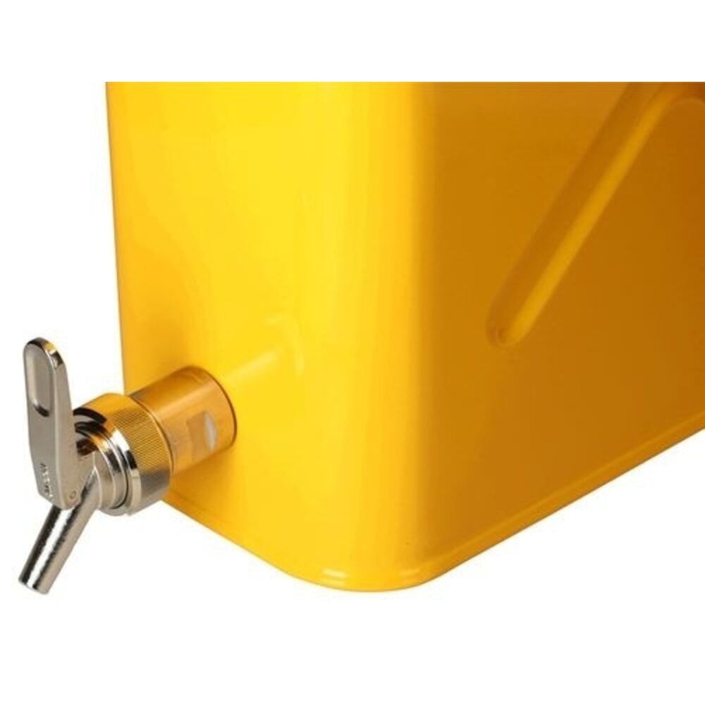 Číslo obrázku produktu 2: Denios bezpečnostní kanystr FALCON z lakované oceli s jemným dávkovacím kohoutem, EPDM, 20 l