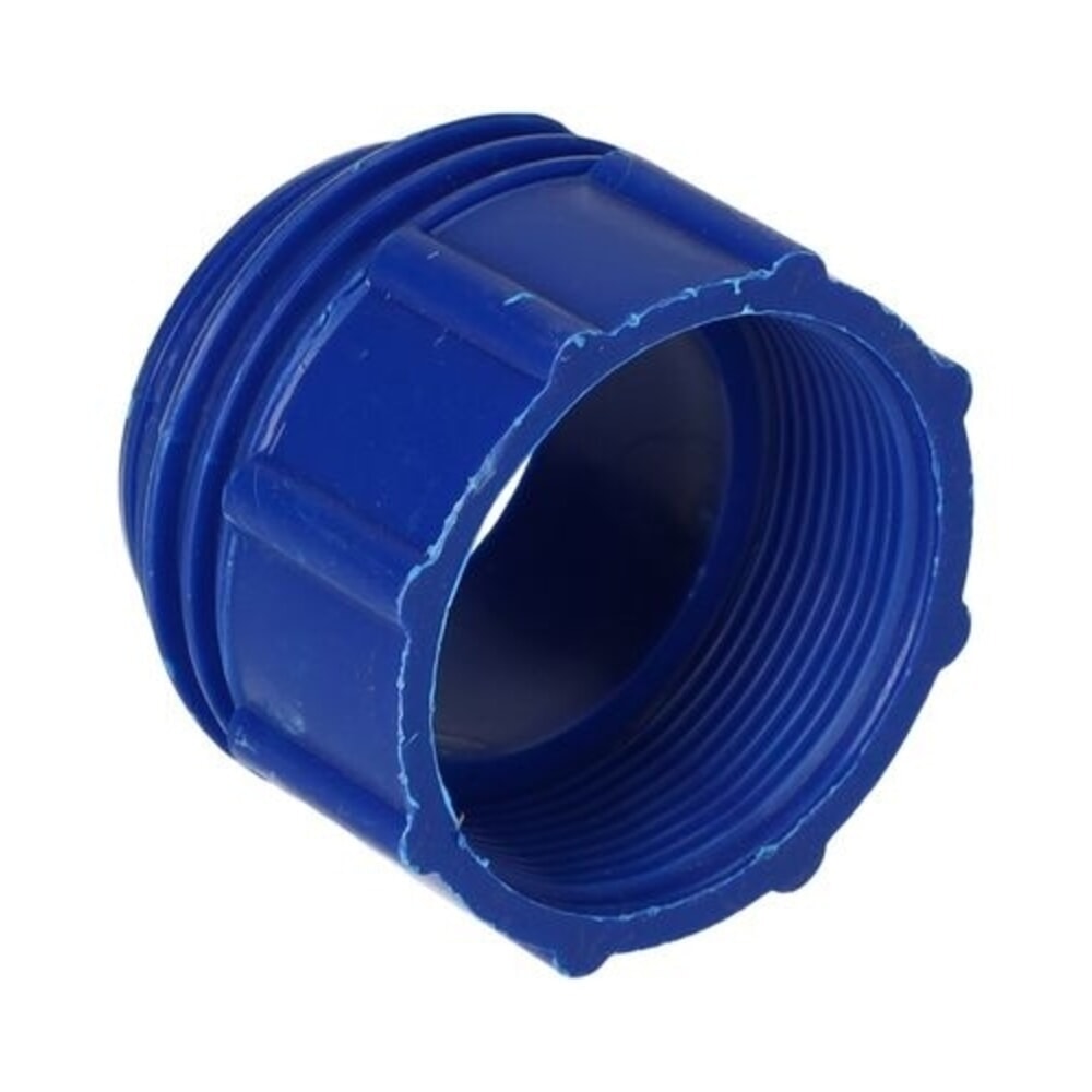 Číslo obrázku produktu 3: Denios závitový adaptér z 2 palců s jemným závitem (l) na 2 palce s hrubým závitem Mauser (A), modrý