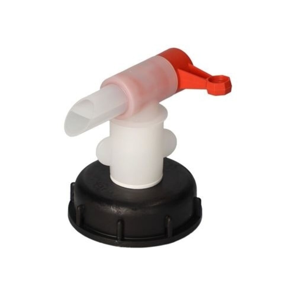 Číslo obrázku produktu 3: Denios výpustný kohout pro plastové nádoby H 71, závit Ø 72 mm