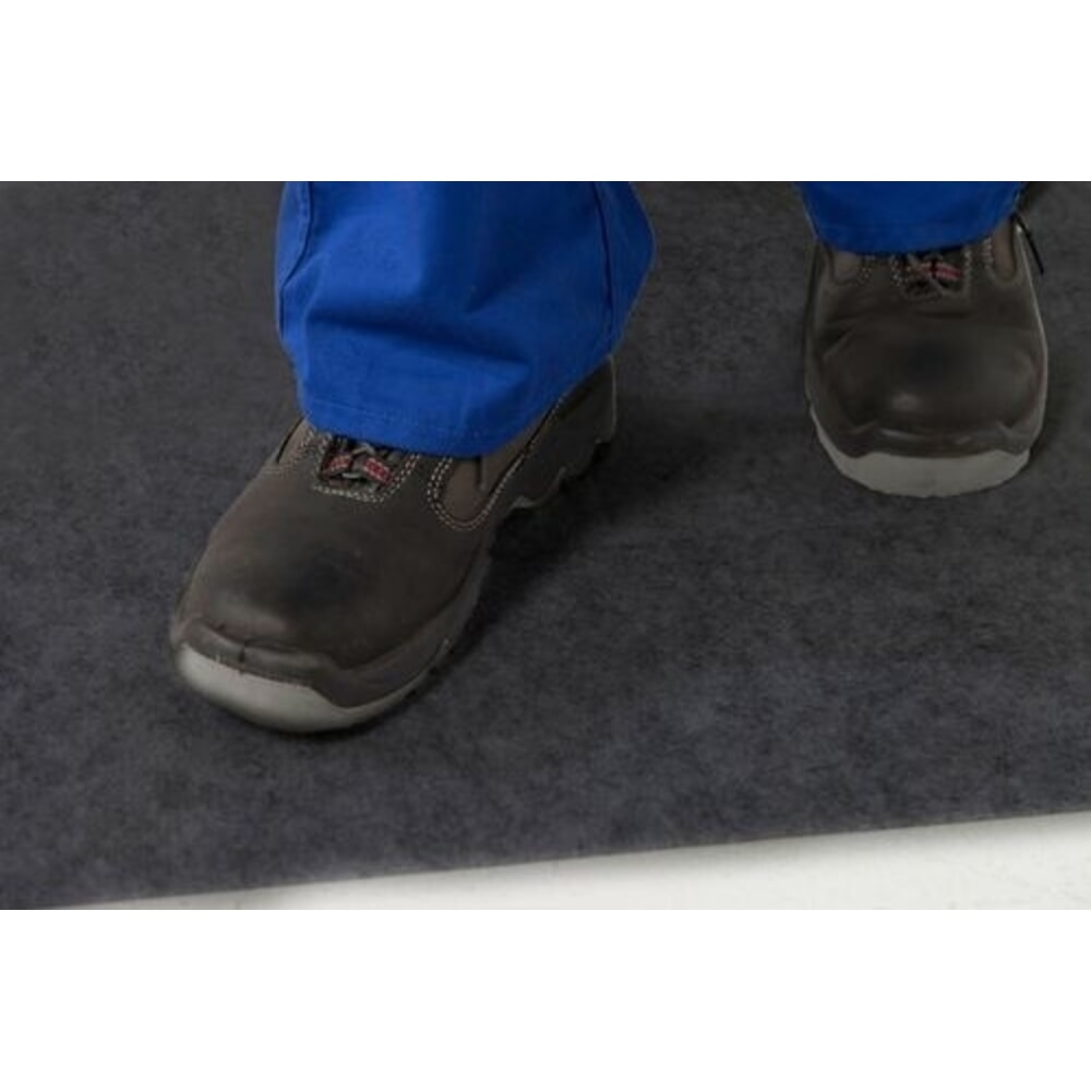 Číslo obrázku produktu 4: Denios role ochranného materiálu na podlahu z pojivové netkané textilie DENSORB Professional s PE povrchovou úpravou, 80 cm x 15 m