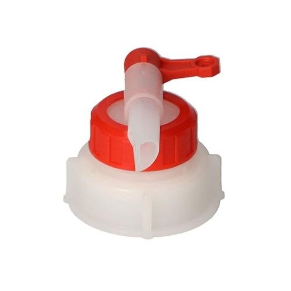 Číslo obrázku produktu 3: Denios plastový kohoutek, vhodný pro styk s potravinami, kyselinovzdorný AH 51, Ø závitu 55 mm