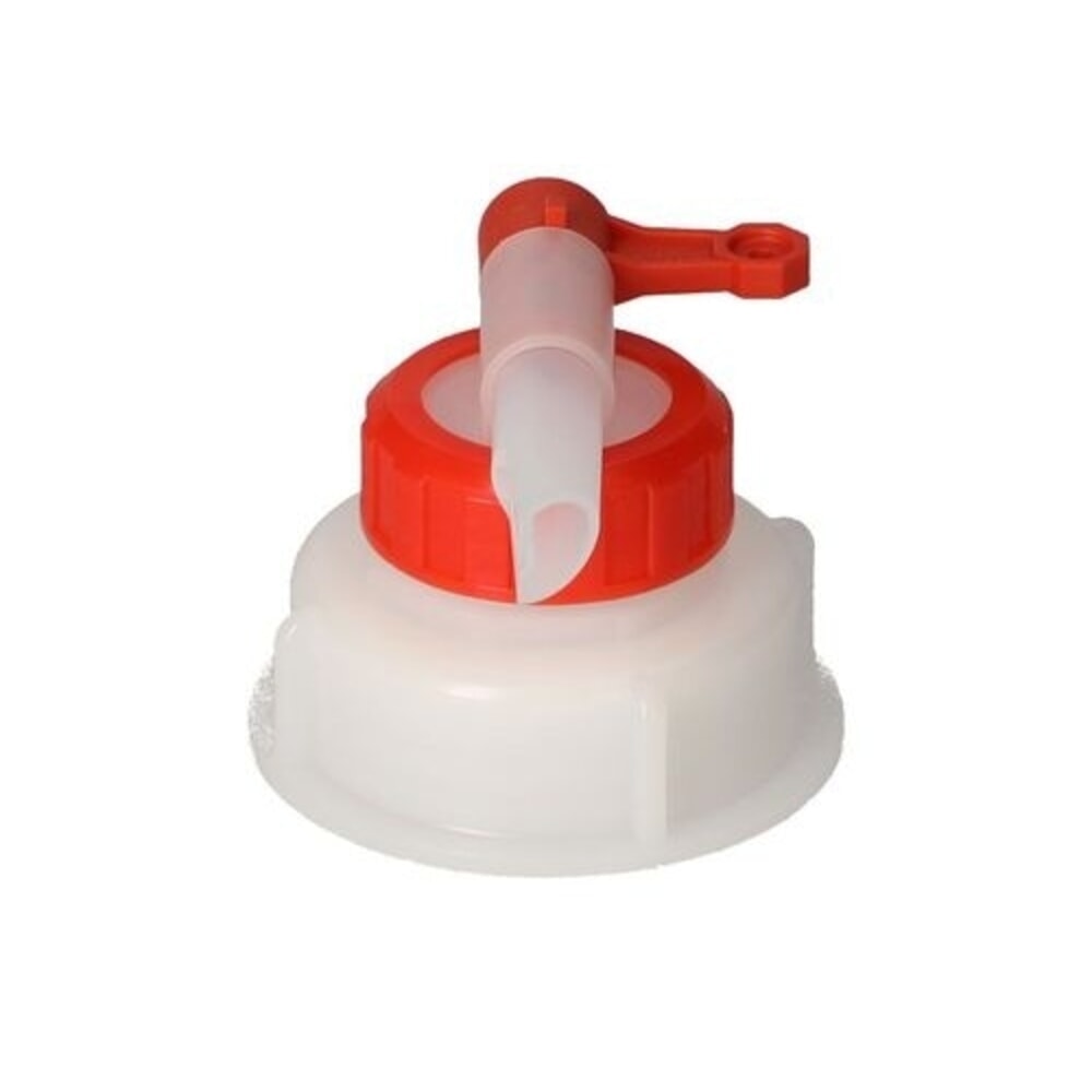 Číslo obrázku produktu 3: Denios plastový kohoutek, vhodný pro styk s potravinami, kyselinovzdorný AH 61, Ø závitu 61 mm