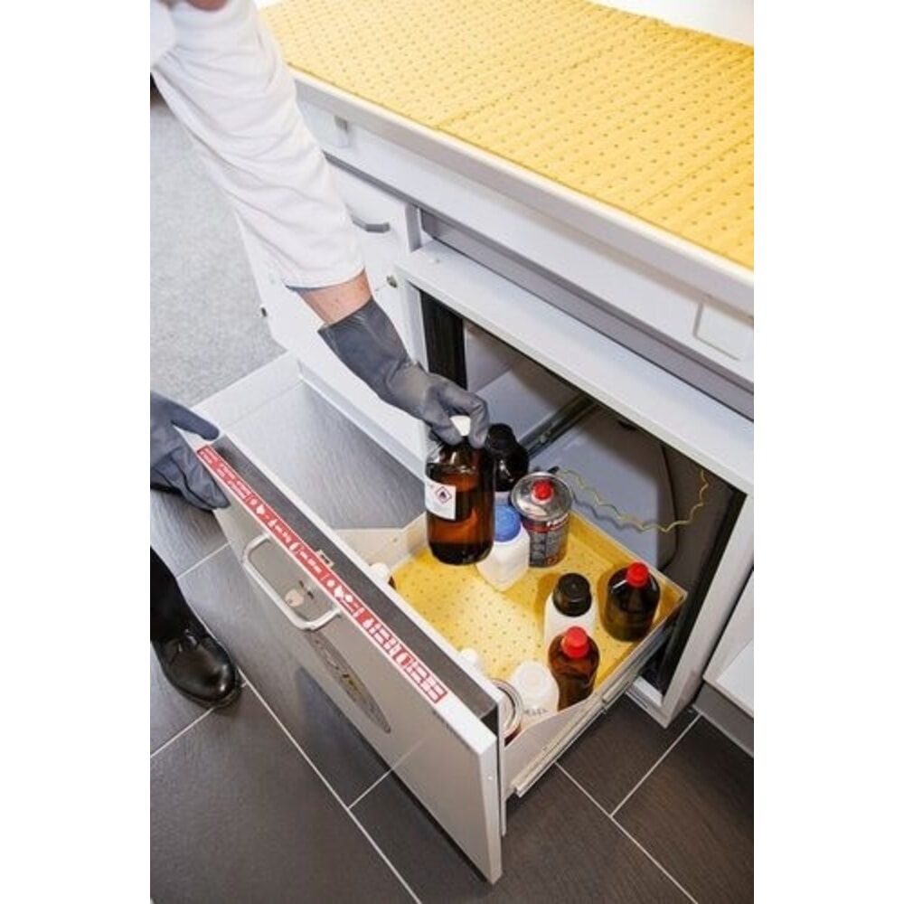 Číslo obrázku produktu 4: Denios role ze sorpční netkané textilie DENSORB Economy Triple, speciální, lehká, 38 cm x 45 m, 1 kus