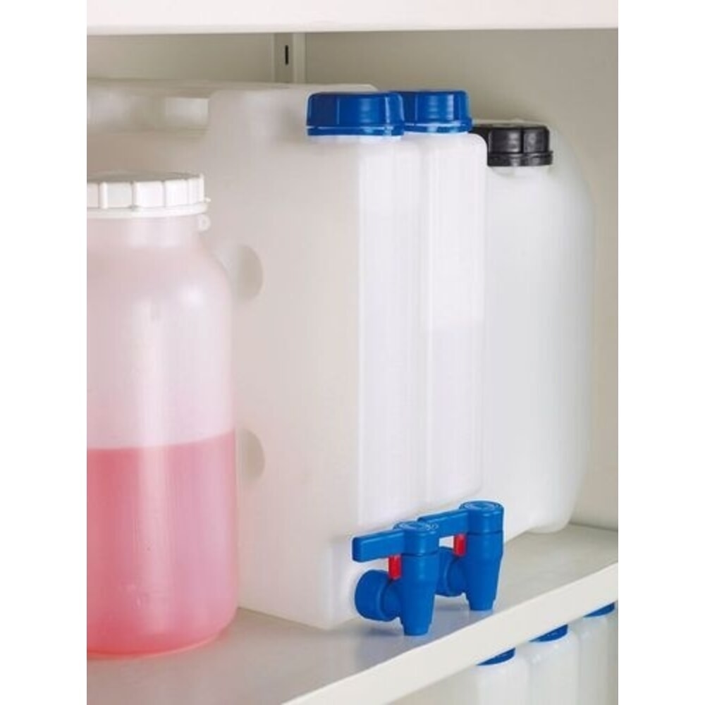 Číslo obrázku produktu 3: Krátký výpustný kohoutek pro prostorově úsporné a širokohrdlé kanystry Denios