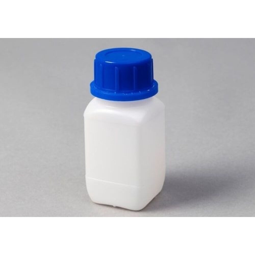 Číslo obrázku produktu 2: Denios lahve se širokým hrdlem z HDPE, hranaté, přírodní, průhledné, 250 ml, UN, 30 kusů