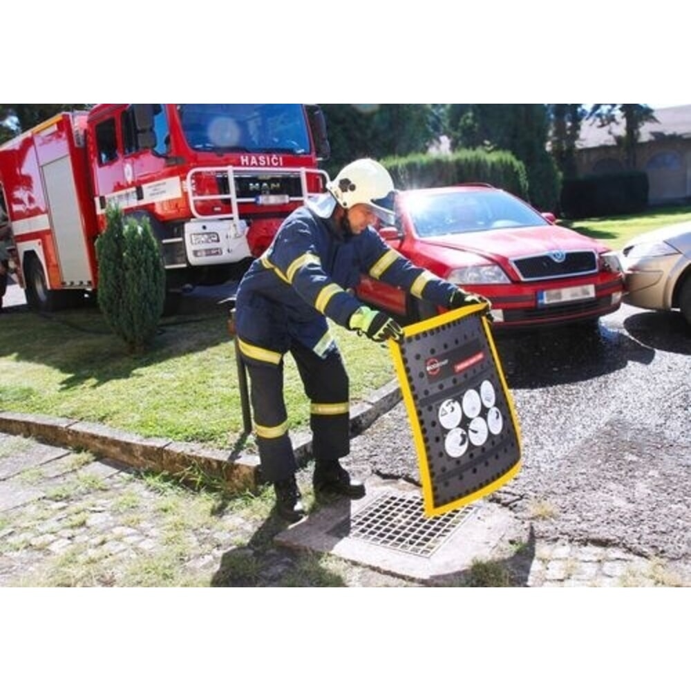 Číslo obrázku produktu 3: Denios ochrana kanálu, skládací kryt pro horizontální a vertikální odtoky