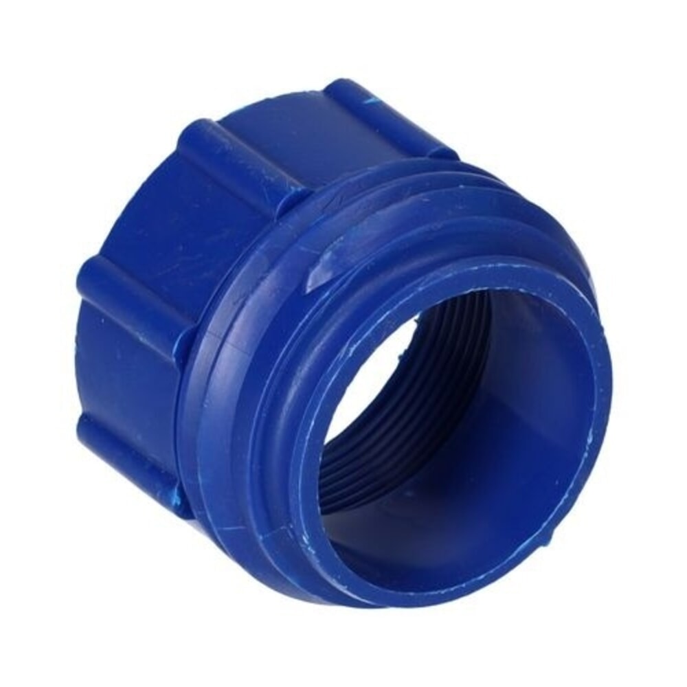 Číslo obrázku produktu 4: Denios závitový adaptér z 2 palců s jemným závitem (l) na 2 palce s hrubým závitem Mauser (A), modrý