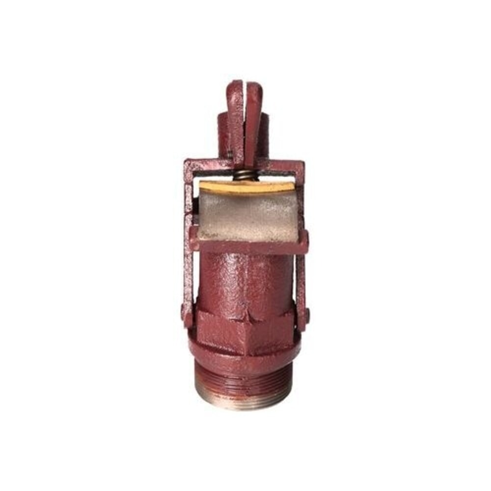 Číslo obrázku produktu 3: Denios sudový kohout z šedé litiny s mosaznou pojistnou destičkou, průměr závitu 2 palce