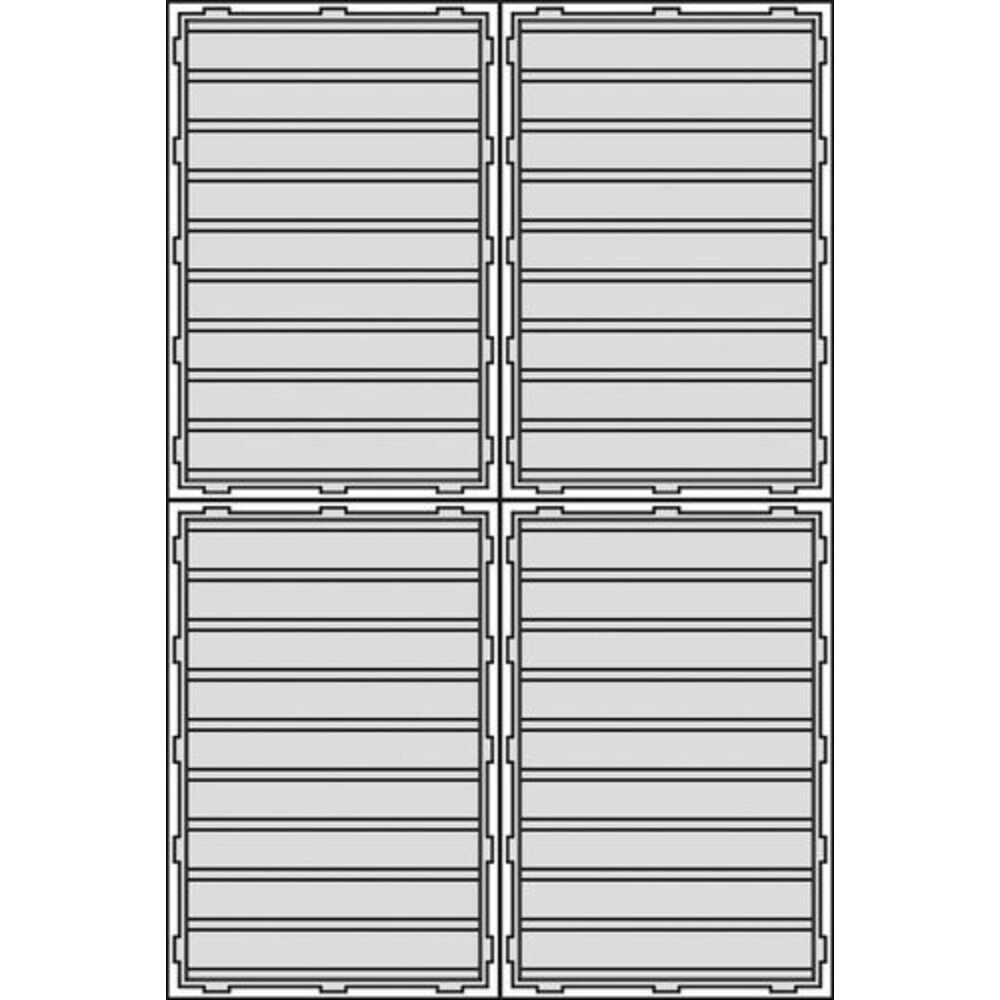 Číslo obrázku produktu 4: Denios sběrná vana na drobné nádoby classic-line z pozinkované oceli, objem 20 l, VxŠxH 120 x 400 x 600 mm