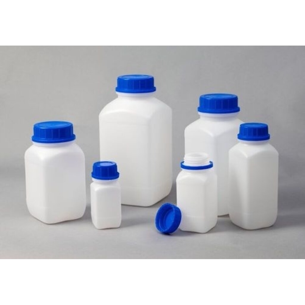 Denios lahve se širokým hrdlem z HDPE, hranaté, přírodní, průhledné, 1500 ml, UN, 6 kusů Číslo obrázku produktu 3: Denios lahve se širokým hrdlem z HDPE, hranaté, přírodní, průhledné, 1500 ml, UN, 6 kusů