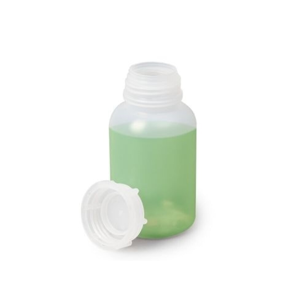 Číslo obrázku produktu 5: Denios lahve se širokým hrdlem z LDPE, kulaté, přírodní, průhledné, 250 ml, 30 kusů