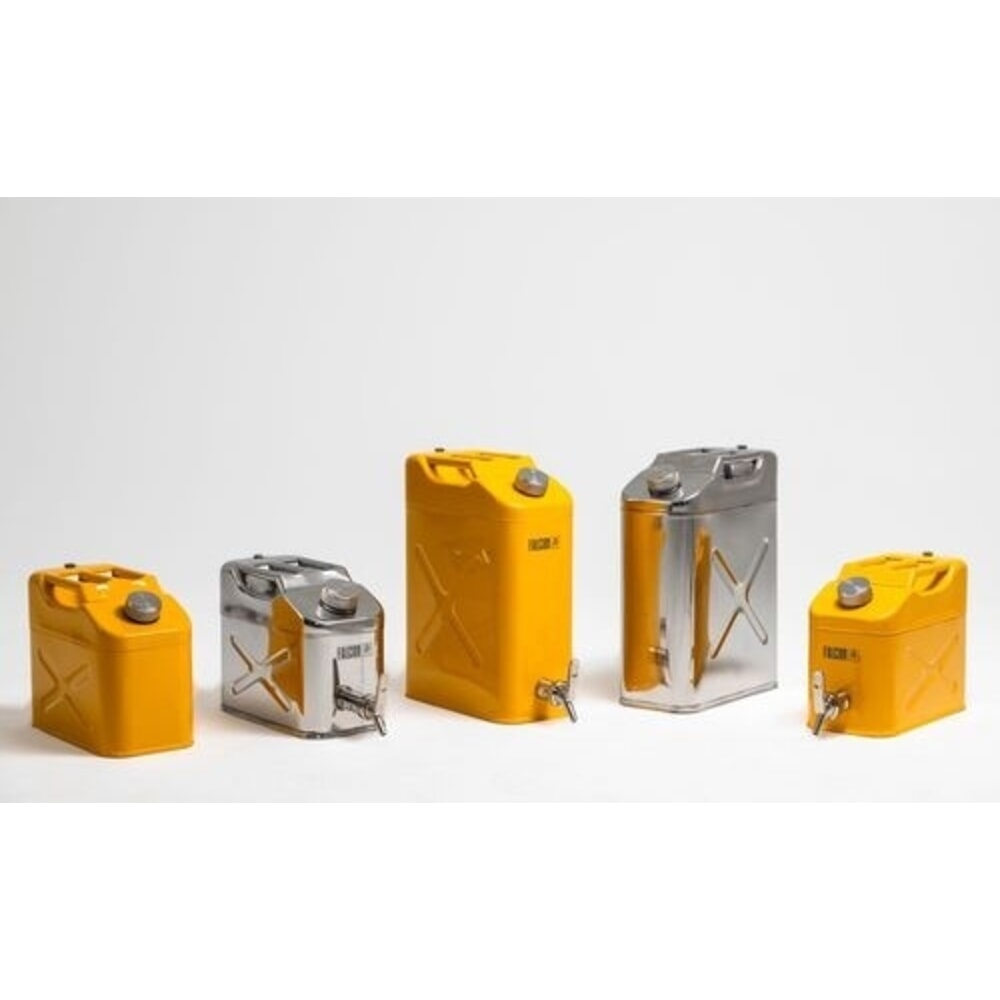 Číslo obrázku produktu 4: Denios bezpečnostní kanystr FALCON z lakované oceli s jemným dávkovacím kohoutem, EPDM, 20 l