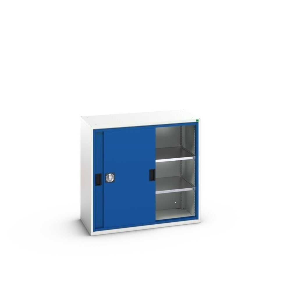 Číslo obrázku produktu 4: Skříň s posuvnými dveřmi bott verso se 2 policemi, ŠxHxV: 1050 x 550 x 1000 mm