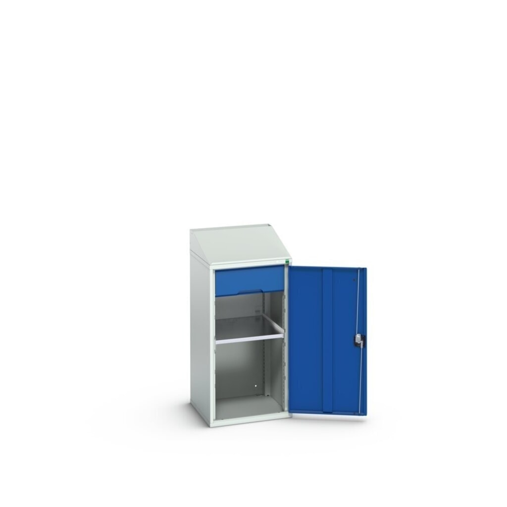 Skříň s pultem bott verso, 1 police a 1 zásuvka, ŠxHxV: 525 x 550 x 1130 mm Číslo obrázku produktu 2: Skříň s pultem bott verso, 1 police a 1 zásuvka, ŠxHxV: 525 x 550 x 1130 mm